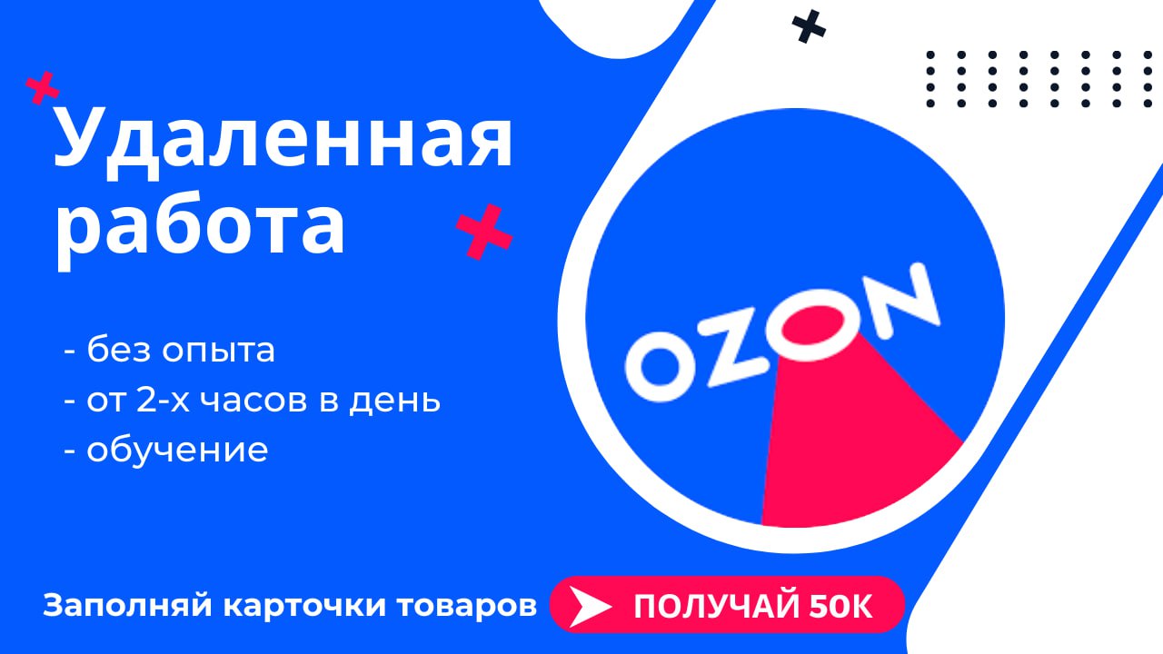 Работа на Озон удаленно. Как заполнять карточки на Озон заработок.