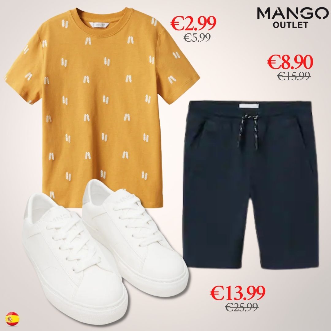 € 13.99 Обувь. € 8.9 Шорты. https://www.<b>mangooutlet</b>.com/es/nino/bermudas/be...