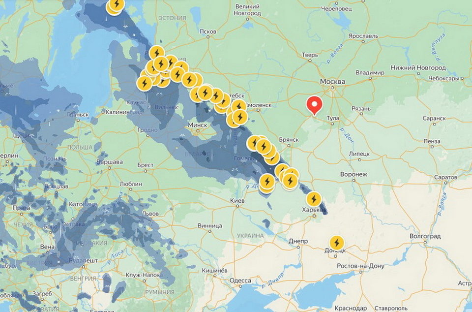 Карта погоды калуга онлайн в реальном