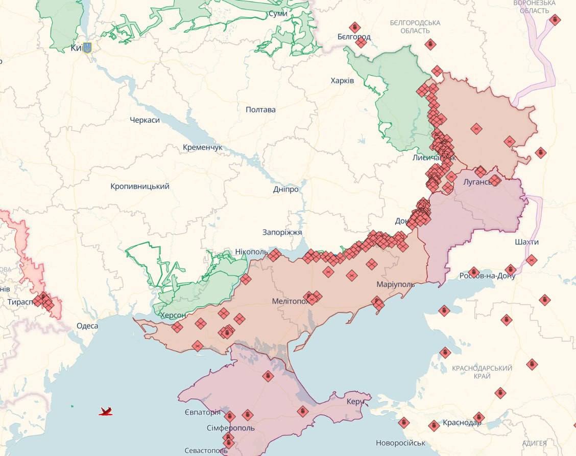 Deep state карта боевых действий украина 2022