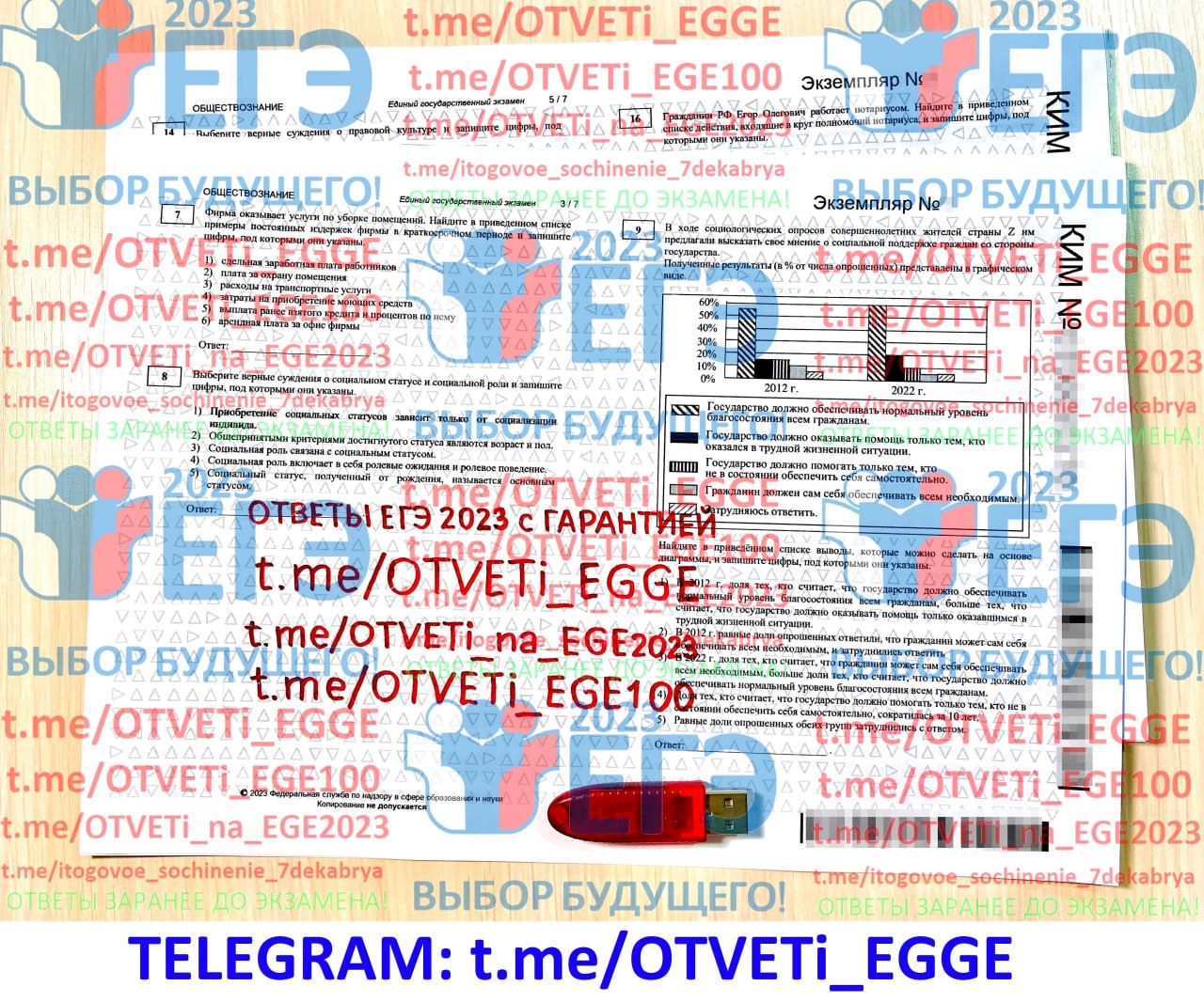 Ответы егэ русский телеграмм фото 27
