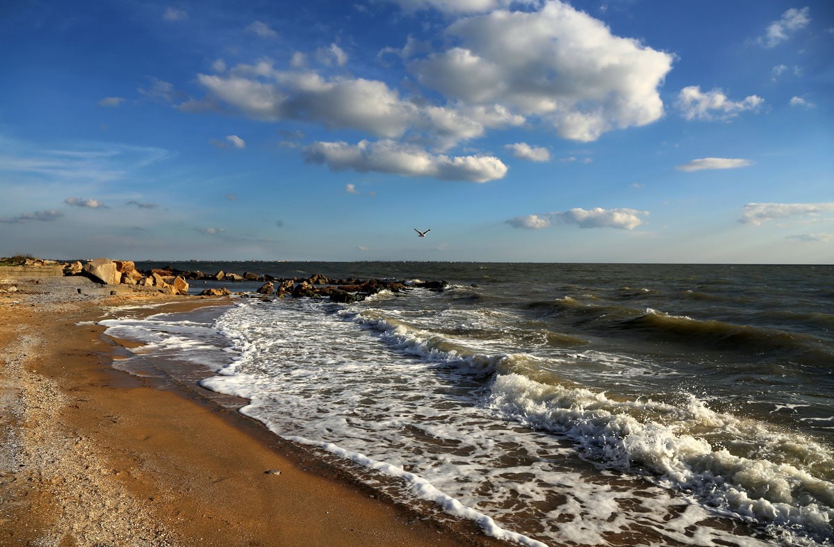 Фото вида азовского моря