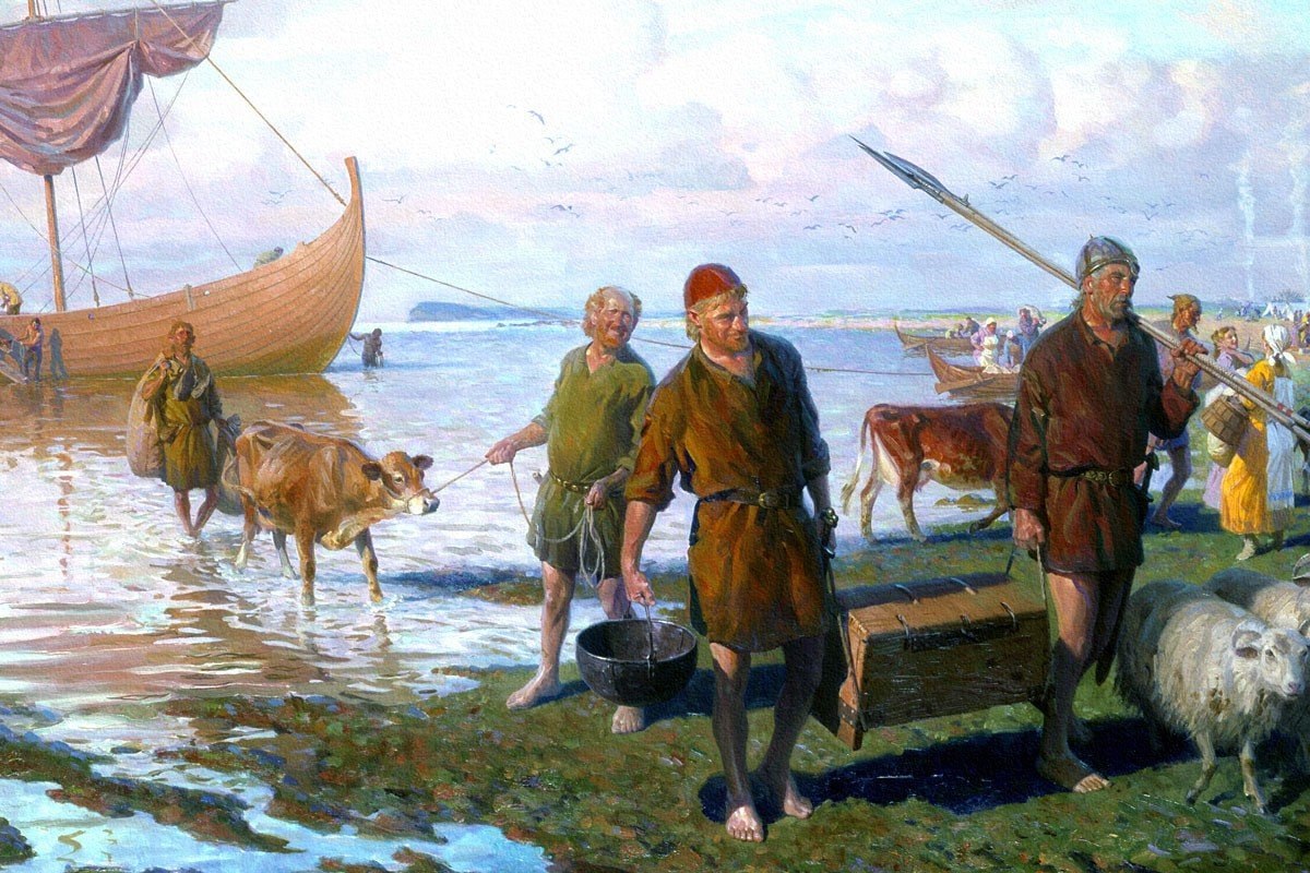 Первооткрыватель гренландии. Вергеланд 1844-1910 художник Викинги. Норманны в Гренландии. Викинги Первооткрыватели. Викинги в Канаде.